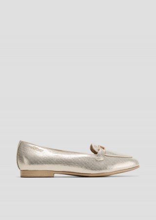 s.Oliver Slipper mit Schmuck-Detail - roségold