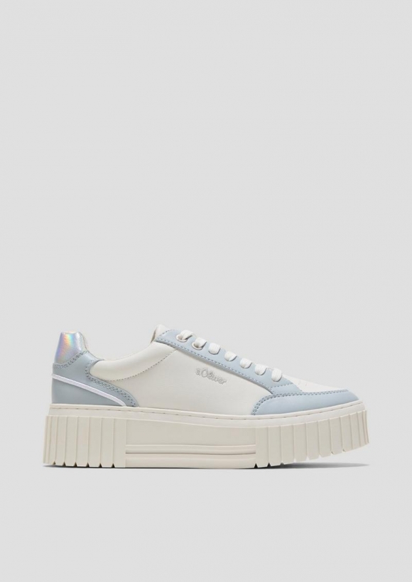 s.Oliver Sneaker mit Plateausohle - hellblau