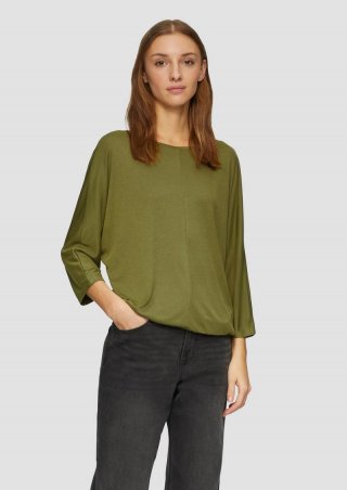 s.Oliver O-Shape-Shirt mit Fledermausarm - guacamole