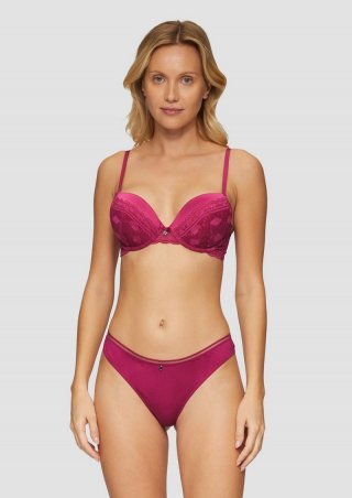 s.Oliver String aus feiner Spitze - pink