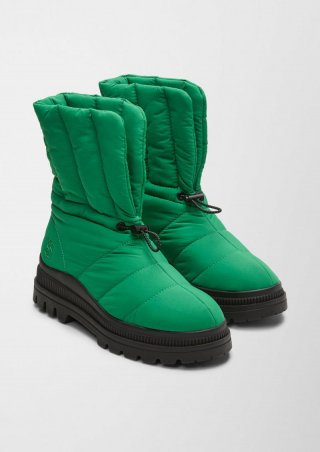 s.Oliver Gefütterter Schneestiefel - grün