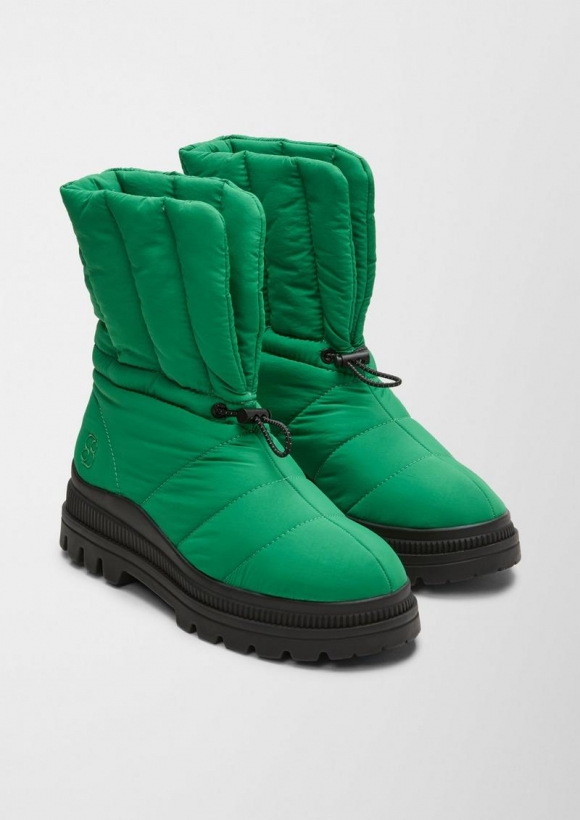s.Oliver Gefütterter Schneestiefel - grün