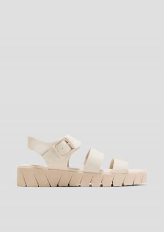 s.Oliver Sandalen aus Kunstleder - beige