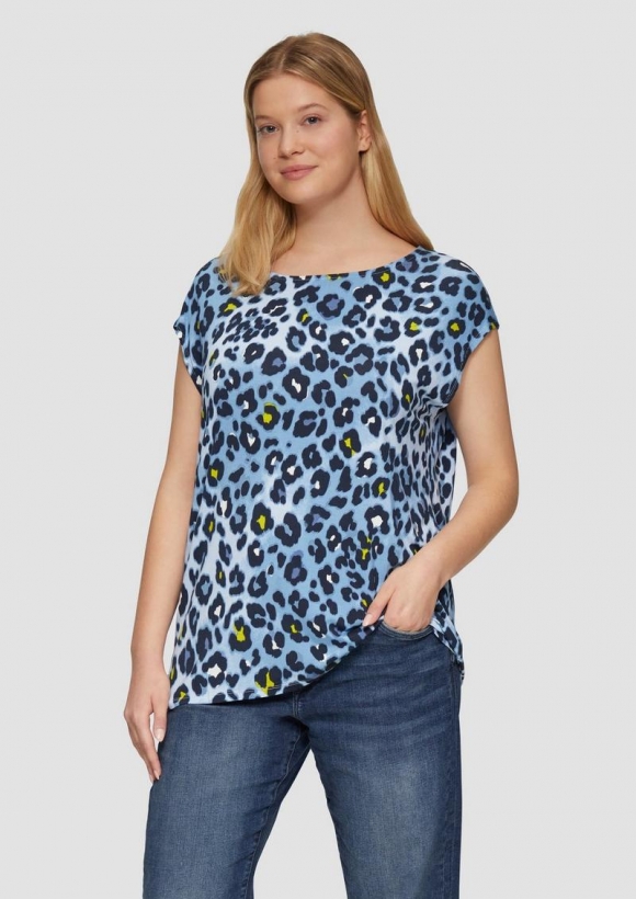 s.Oliver T-Shirt im Relaxed Fit - hellblau