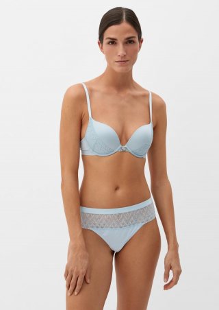 s.Oliver String mit Spitzendetails - blassblau