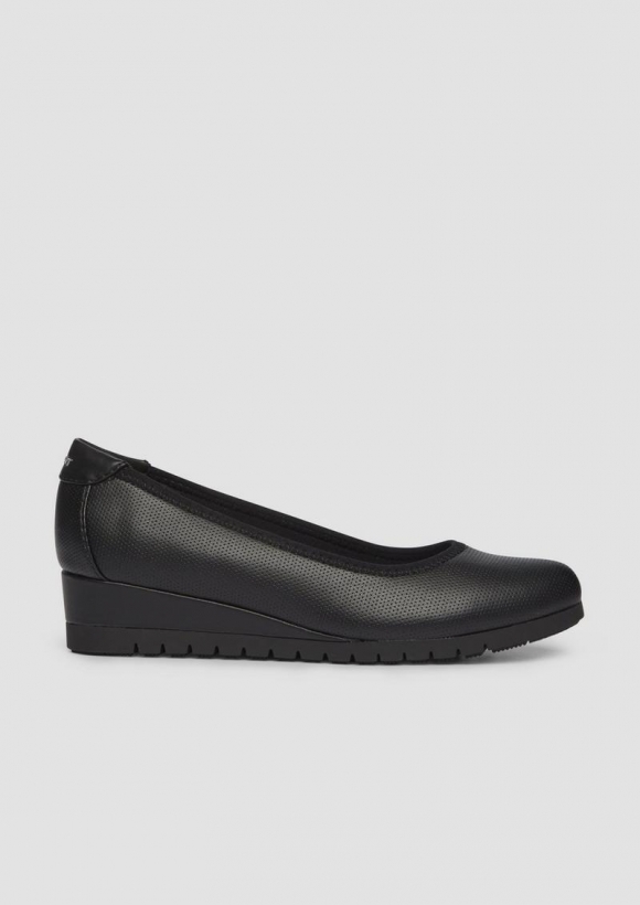 s.Oliver Elegante Pumps mit Keilabsatz - schwarz