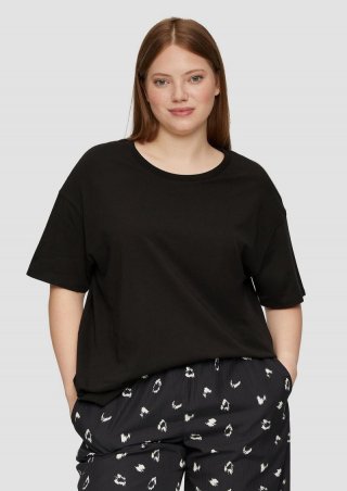 s.Oliver T-Shirt aus reiner Baumwolle - schwarz