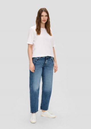 s.Oliver Jeans / Curvy Fit / Mid Rise / Slim Tapered Leg - blau