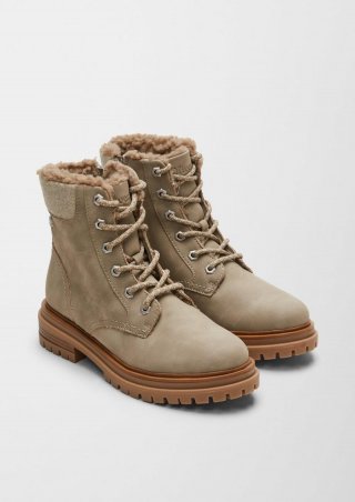 s.Oliver Stiefel im rustikalen Look - sandfarben