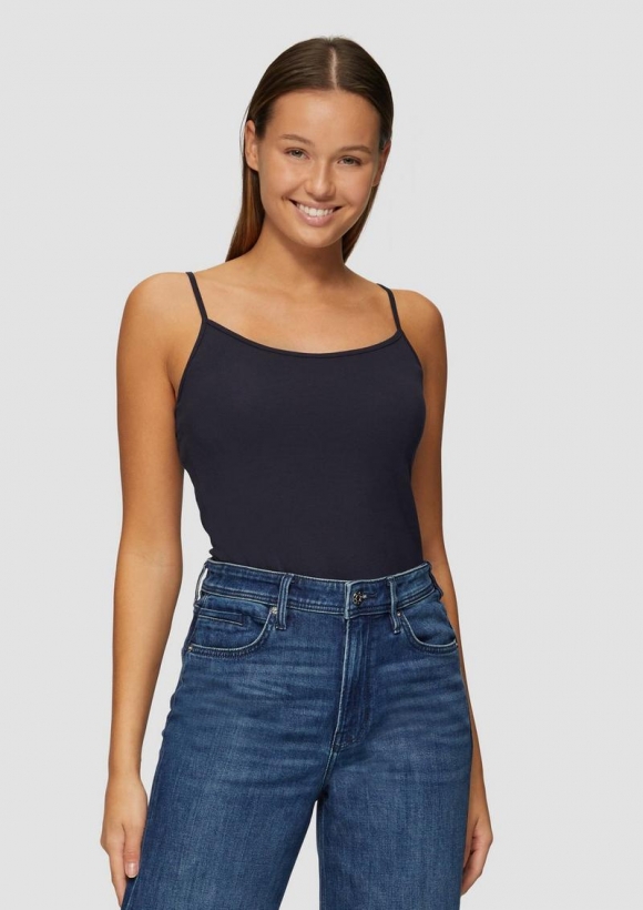 s.Oliver Spaghettiträger-Top - navy