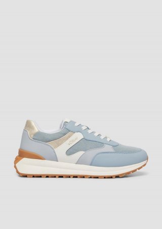 s.Oliver Sportlicher Sneaker - blassblau