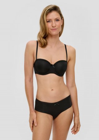s.Oliver Panty mit Schleifen-Detail - schwarz