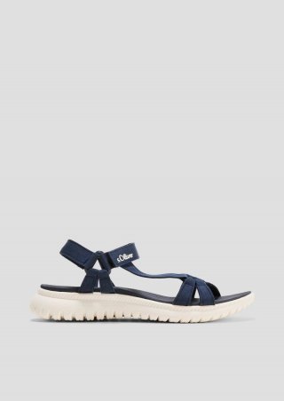 s.Oliver Leichte Sandalen mit Klettverschluss - blau