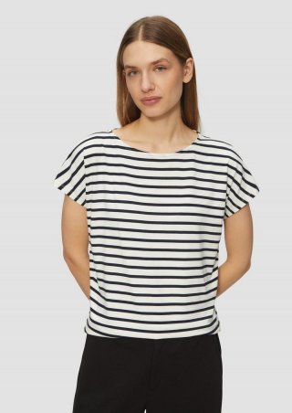 s.Oliver T-Shirt aus Viskosestretch im Relaxed Fit - navy