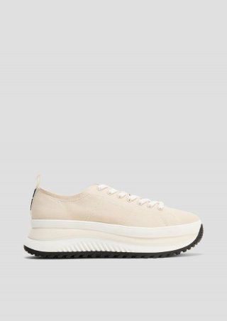 s.Oliver Plateau-Sneaker in Bicolor-Optik - beige