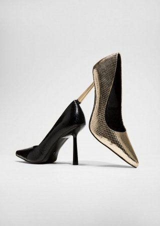 s.Oliver Pumps in Glanz-Optik - gold