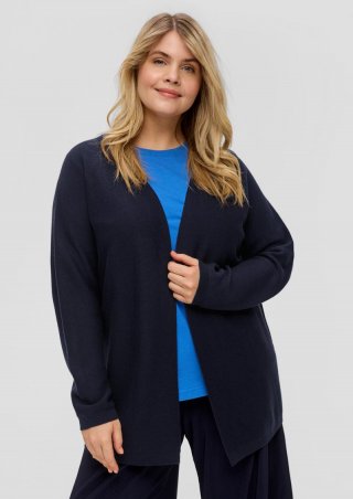 s.Oliver Strickjacke aus Viskosemix - navy