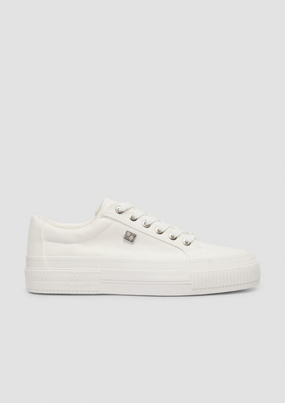 s.Oliver Sneaker mit Plateausohle - weiß