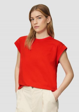s.Oliver T-Shirt im Relaxed Fit mit überschnittenen Schultern - rot