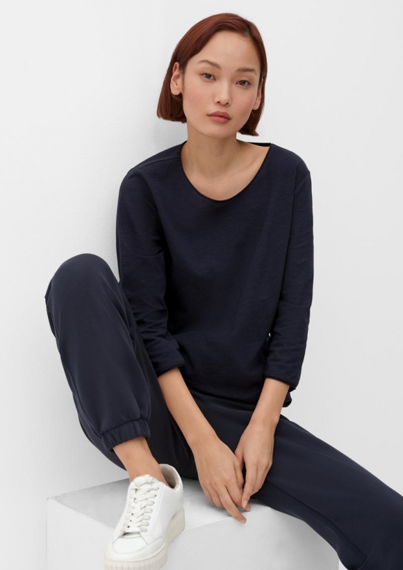 s.Oliver T-Shirt aus Baumwolle - navy