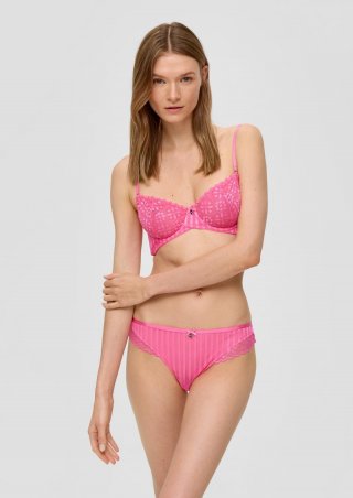 s.Oliver String in transparenter Streifenoptik - pink