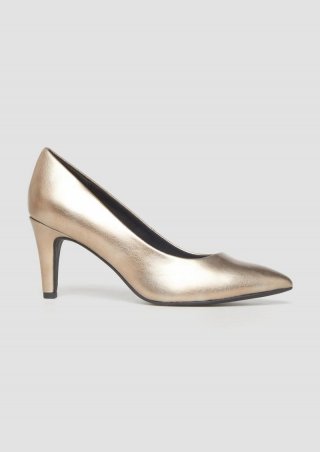 s.Oliver Pumps in Leder-Optik - beige