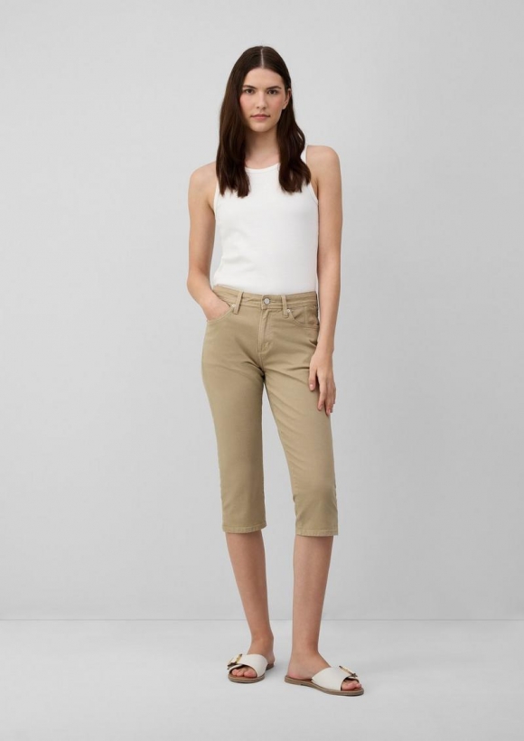 s.Oliver Capri-Jeans Betsy / Slim Fit / Mid Rise / Slim Leg - hellbraun