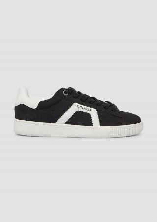 s.Oliver Sneaker in Bicolour-Optik - schwarz