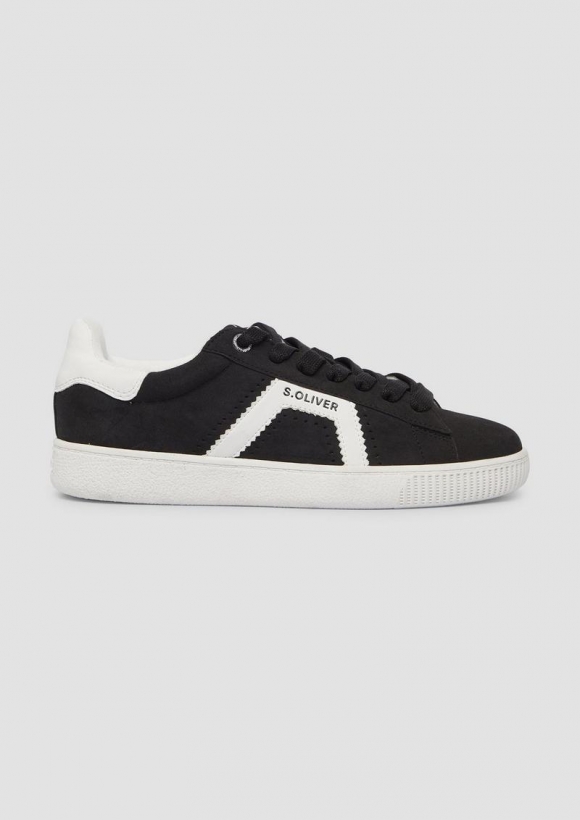 s.Oliver Sneaker in Bicolour-Optik - schwarz