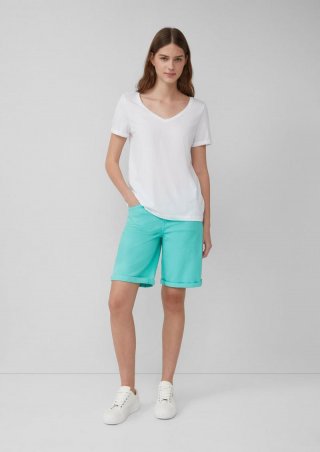 s.Oliver Jeans-Bermuda Karolin / Regular Fit / Mid Rise - türkis