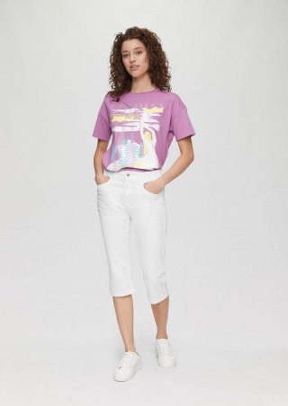 s.Oliver Shorts im 5 Pocket Style - weiß