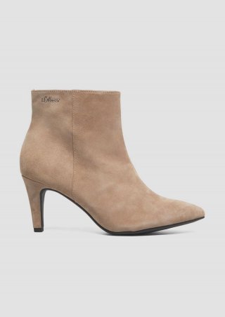 s.Oliver Stiefel mit Absatz - sandfarben