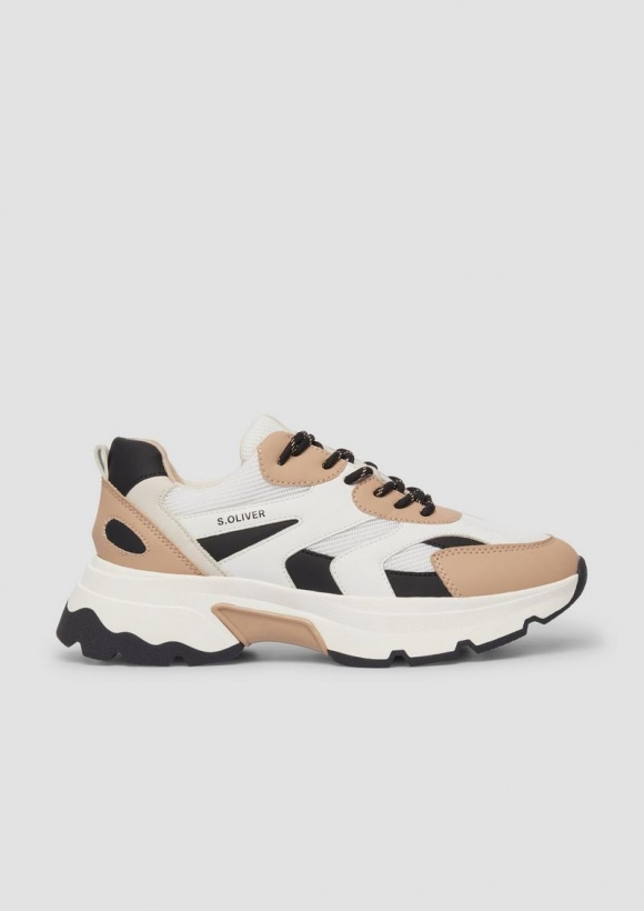 s.Oliver Chunky-Sneaker in Multicolor - weiß