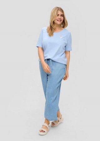 s.Oliver Culotte mit Bindeband - blau