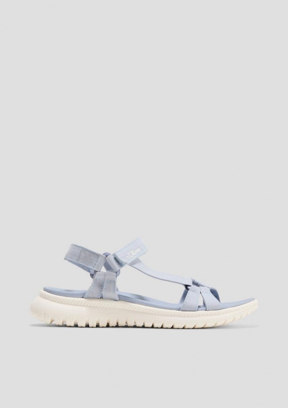 s.Oliver Leichte Sandalen mit Klettverschluss - hellblau