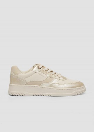 s.Oliver Sneaker mit modischem Colour-Blocking - gold