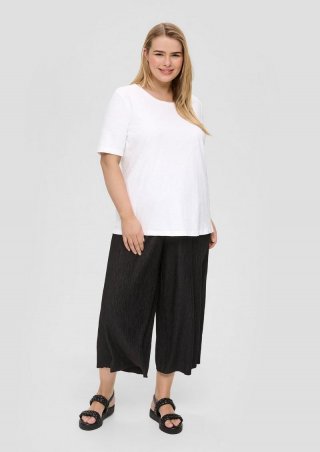 s.Oliver Culotte mit elastischem Bund - schwarz