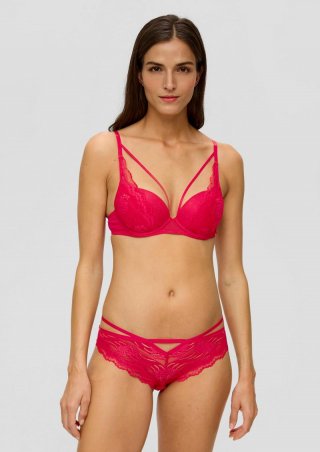 s.Oliver Panty mit Spitze - rot