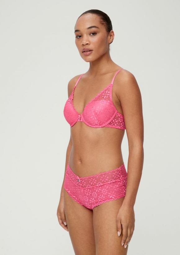 s.Oliver Push-Up BH aus Microfaser - pink