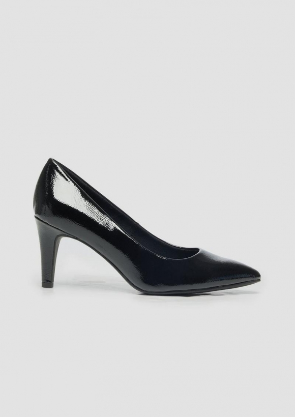 s.Oliver Pumps in Leder-Optik - schwarz