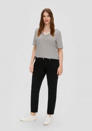 s.Oliver Jeans / Slim Fit / Slim Leg / Mid Rise - schwarz