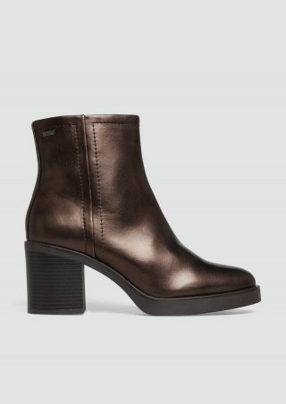 s.Oliver Stiefeletten aus Kunstleder - dunkelbraun