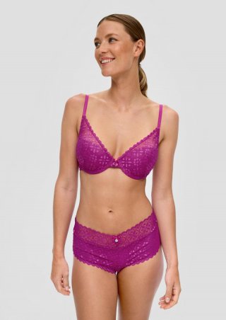 s.Oliver Push-Up BH aus Microfaser - fuchsia
