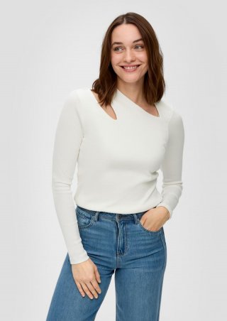s.Oliver Longleeve mit Cut Out-Details - creme