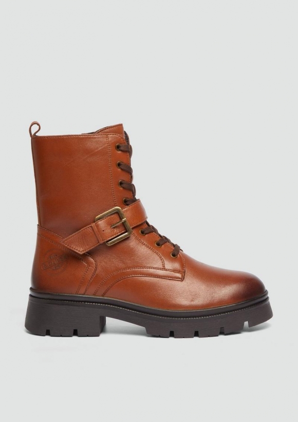 s.Oliver Stiefel - cognac
