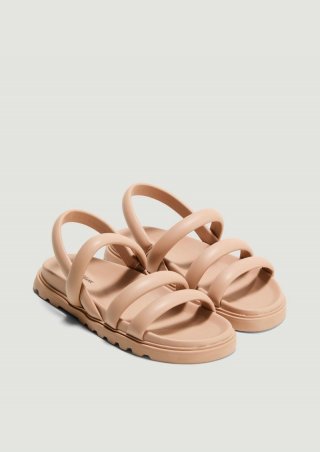 s.Oliver Sandalen in Glattleder-Optik - zartrosa