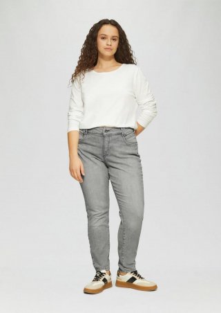s.Oliver Jeans / Skinny Fit / Mid Rise / Skinny Leg - grau