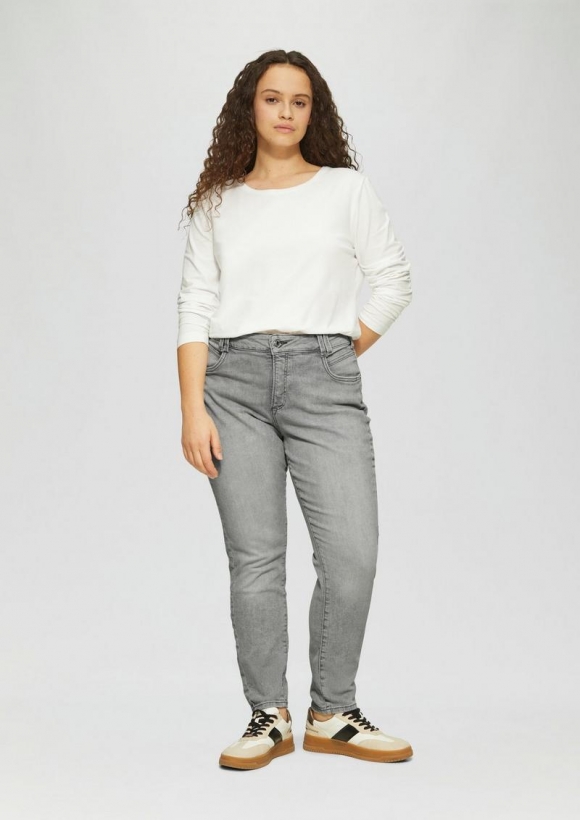 s.Oliver Jeans / Skinny Fit / Mid Rise / Skinny Leg - grau