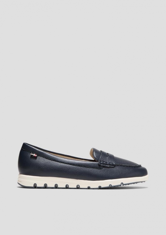 s.Oliver Mokassins in Leder-Optik - blau