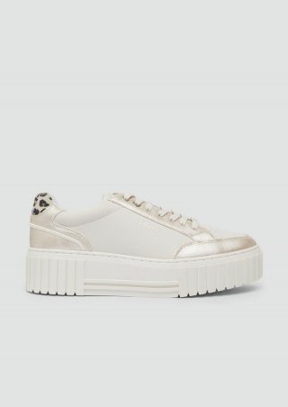s.Oliver Sneaker mit Plateausohle - roségold